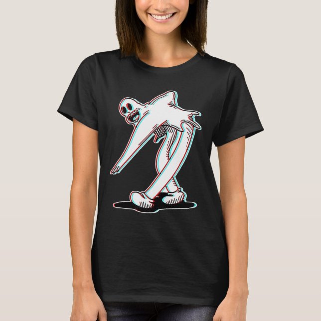 The Clown Ghost Glitch Dancing  T-Shirt (Front)