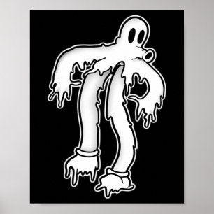 The Clown Ghost Gothic Melting Poster