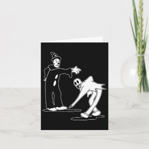 The Clown Ghost Magic Dance Card