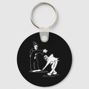 The Clown Ghost Magic Dance  Keychain