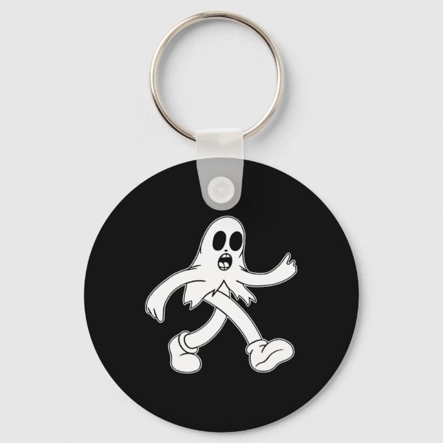 The Clown Ghost Sheet Ghost  Keychain (Front)