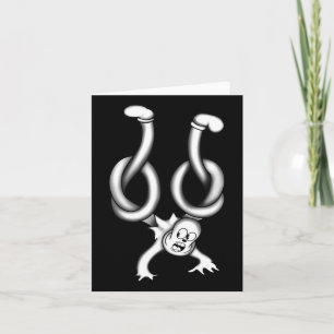 The Clown Ghost Twisted Up  Card