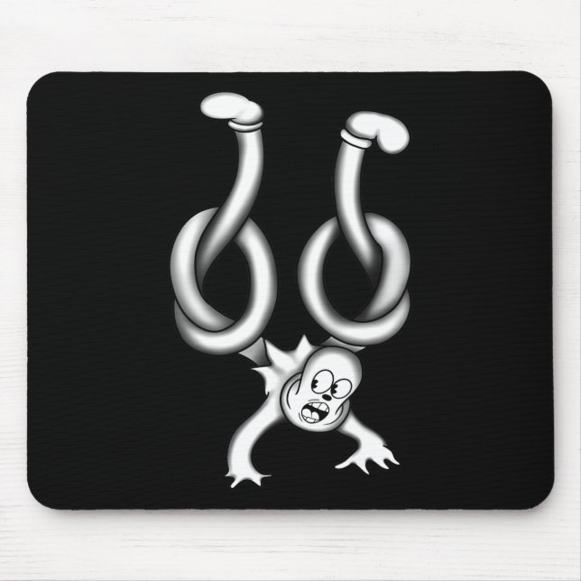 The Clown Ghost Twisted Up  Mouse Pad (Front)