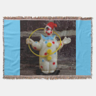The Clown Throw Blanket