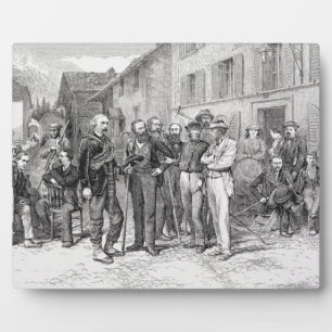 The Club Room of Zermatt in 1864, from 'The Ascent Plaque