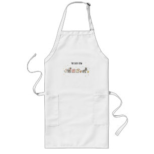 "The Cluck Crew" Long Apron