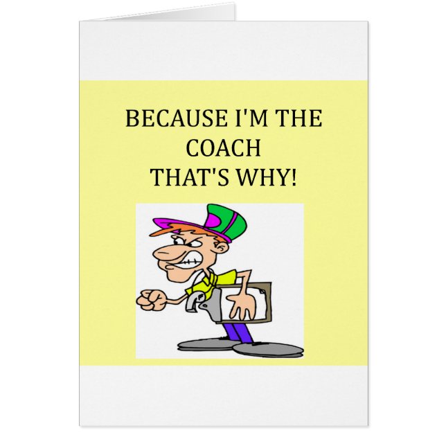 the coach is in charge (Front)