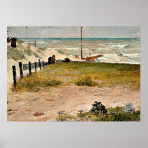 The Coast of Holland, William Merritt Chase art Poster
