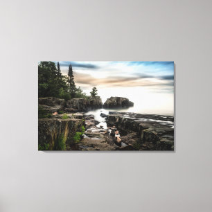 The Coast of Lake Superior Minnesota Canvas Print
