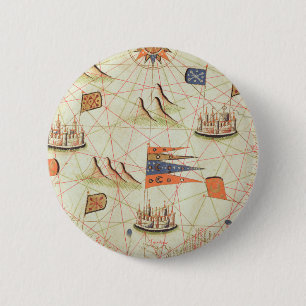 The Coast of Tunisia and the Gulf of Gabes 2 Inch Round Button
