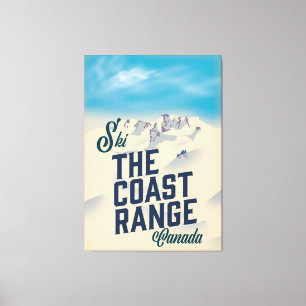 The Coast Range Canada Canvas Print