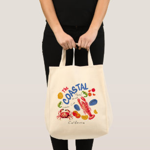 The Coastal Seafood Market Tote Bag