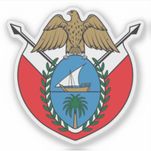 The coat of arms of Dubai