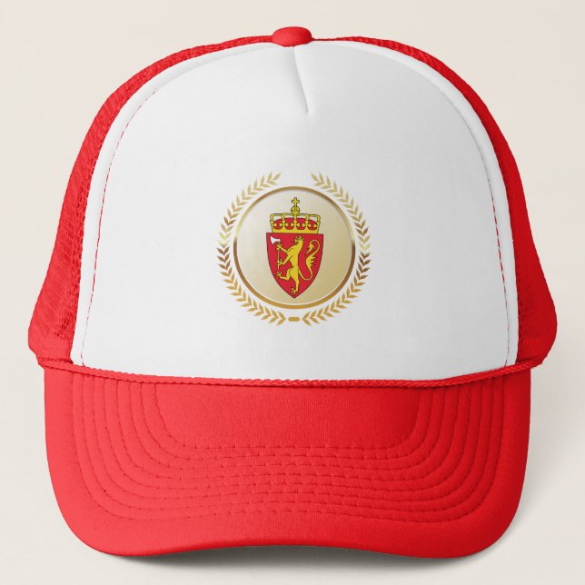The Coat of Arms of Norway Trucker Hat (Front)