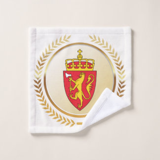 The Coat of Arms of Norway Wash Cloth