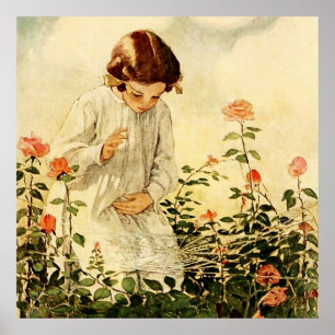 The Cobweb by Jessie Willcox Smith Poster