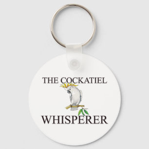 The Cockatiel Whisperer Keychain