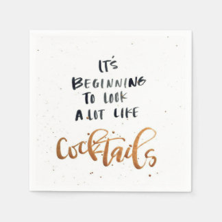 The cocktail napkin