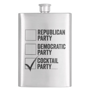 The Cocktail Party Hip Flask