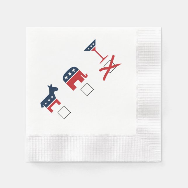 The Cocktail Party Napkin (Front)