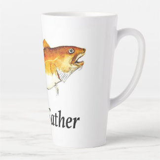 The Cod Father ideal fishing present. Latte Mug