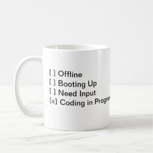 The Coder's Caffeine Meter Coffee Mug