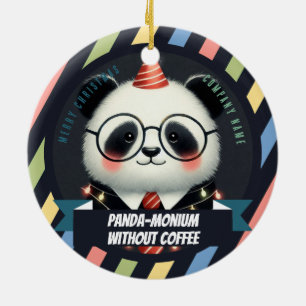 The Coffee Addict - Office Christmas Ceramic Ornament