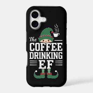 The Coffee Drinking Elf Family Matching Christmas 
