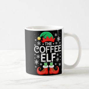 The Coffee Elf Shirt Men Women Family Matching Chr Coffee Mug