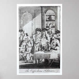 The Coffee House Politicians Poster