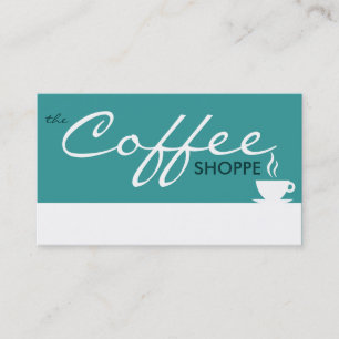 the COFFEE shoppe (colour customizable) Loyalty Card