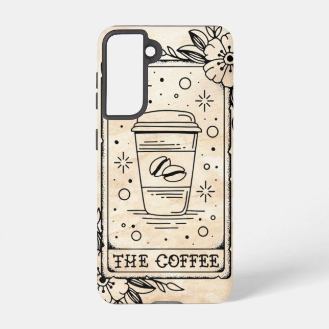The Coffee Tarot Card Samsung Galaxy S21 Case (Back)