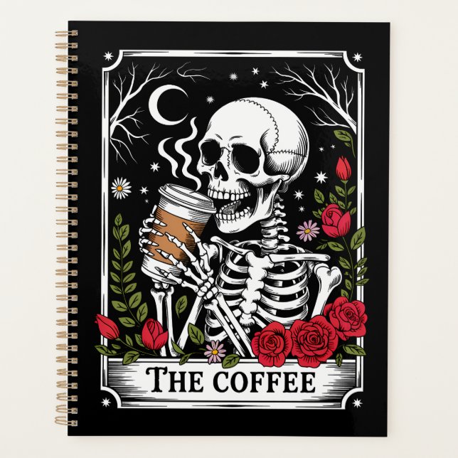 The Coffee Witchy Vibes Tote Bag – Magical Goth  (Devant)
