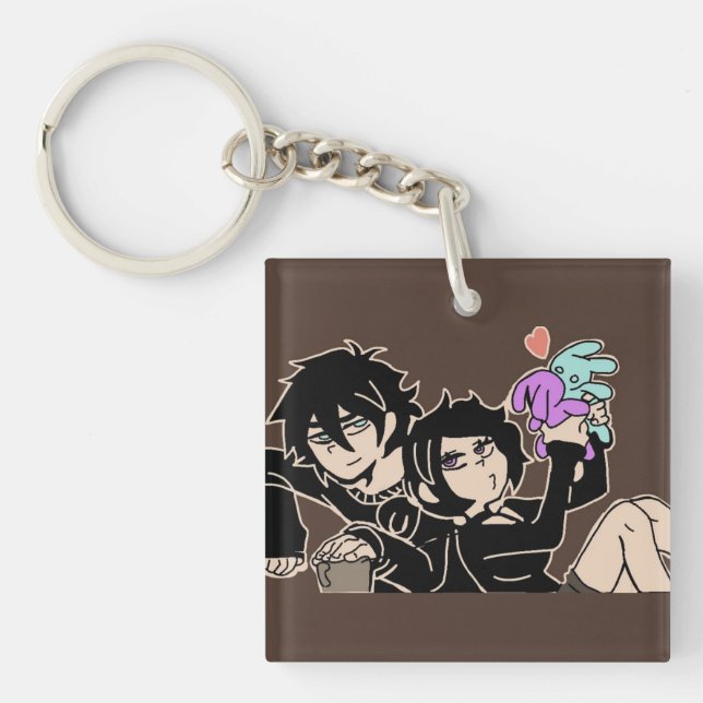 The coffin of andy and leyley keychain (Front)