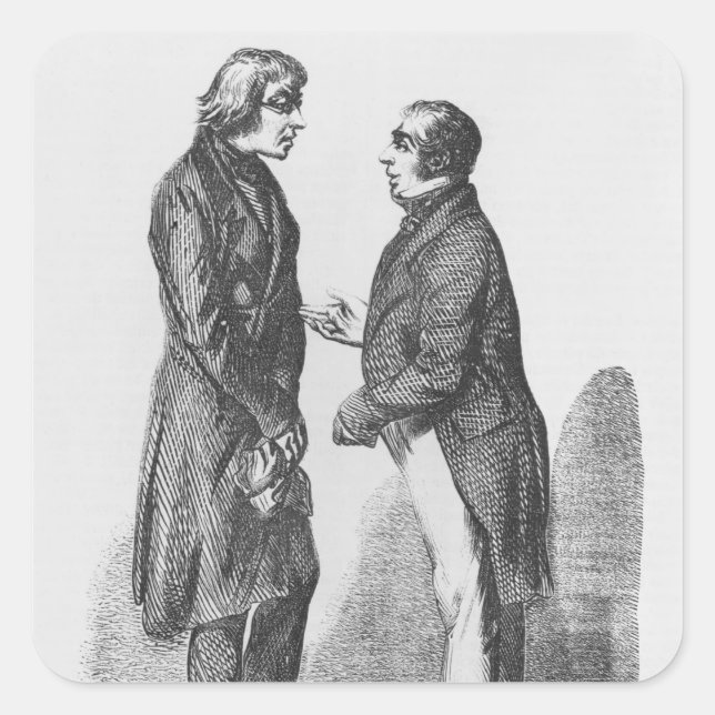 The Cointet brothers Square Sticker (Front)