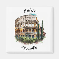 The Coliseum in Rome Italian Clean Dishwasher