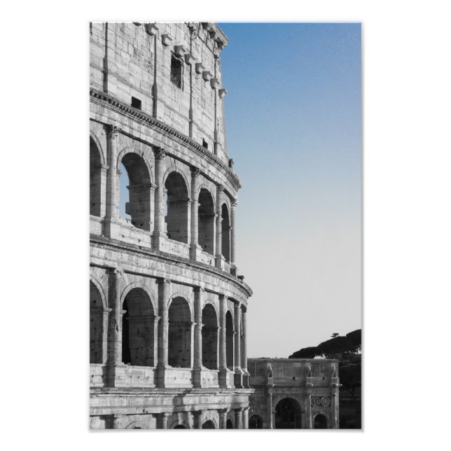 the Coliseum in Rome Photo Print (Front)