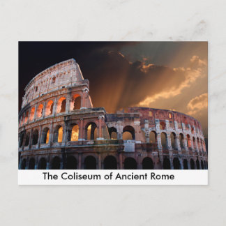 The Coliseum of Ancient Rome Postcard