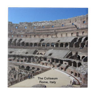 The Coliseum - Rome, Italy Tile