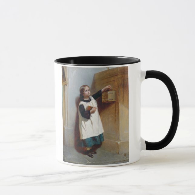 The Collection Box (oil on panel) Mug (Right)