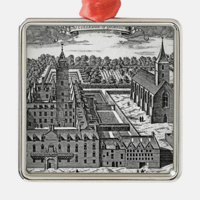 The College of Glasgow, from 'Theatrum Metal Ornament (Front)