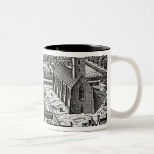 The College of Glasgow, from 'Theatrum Two-Tone Coffee Mug