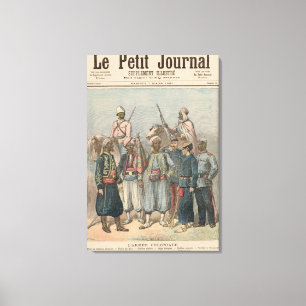 The Colonial Army Canvas Print
