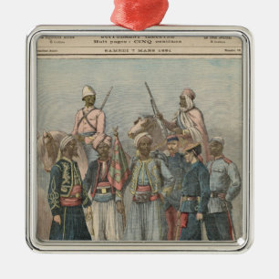 The Colonial Army Metal Ornament