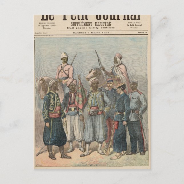 The Colonial Army Postcard (Front)