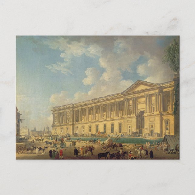 The Colonnade of the Louvre. c.1770 Postcard (Front)