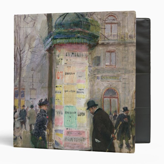 The Colonne Morris, c.1885 Binder (Front/Inside)