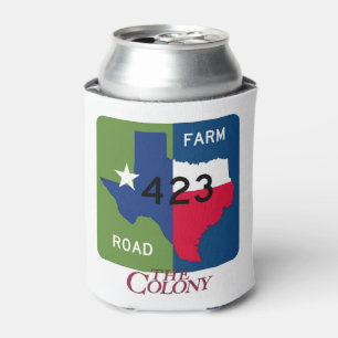 The Colony, TX, FM 423 & Texas Longhorn Can Cooler