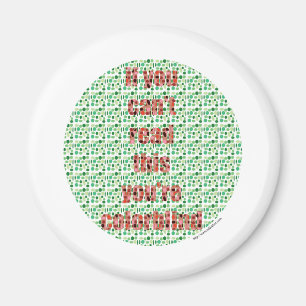 The Colorblind test Magnet