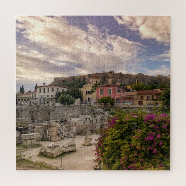 The Colorful Athens Jigsaw Puzzle (Vertical)